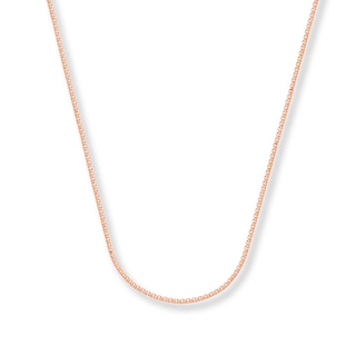 Love Padlock and Key Sparkle Chain Necklace 14K Rose Gold / 18 Inches by Baby Gold - Shop Custom Gold Jewelry