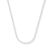 Thumbnail Image 1 of Solid Wheat Chain Necklace 14K White Gold 16&quot;