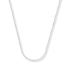 Thumbnail Image 1 of Solid Wheat Chain Necklace 14K White Gold 18&quot;