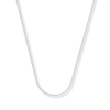 Thumbnail Image 1 of Solid Wheat Chain Necklace 14K White Gold 16&quot;