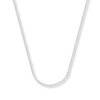 Thumbnail Image 1 of Solid Square Wheat Chain 14K White Gold Necklace 16&quot;