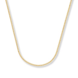 Solid Wheat Chain Necklace 14K Yellow Gold 30&quot;