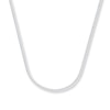 Thumbnail Image 1 of Solid Wheat Chain Necklace 14K White Gold 24&quot;