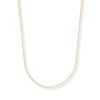 Thumbnail Image 1 of 1mm Cable Chain Necklace Solid 14K Yellow Gold 20&quot;