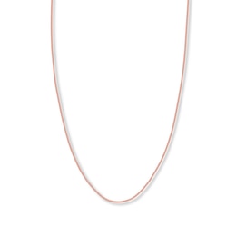 Hollow Snake Chain 14K Rose Gold 18&quot;