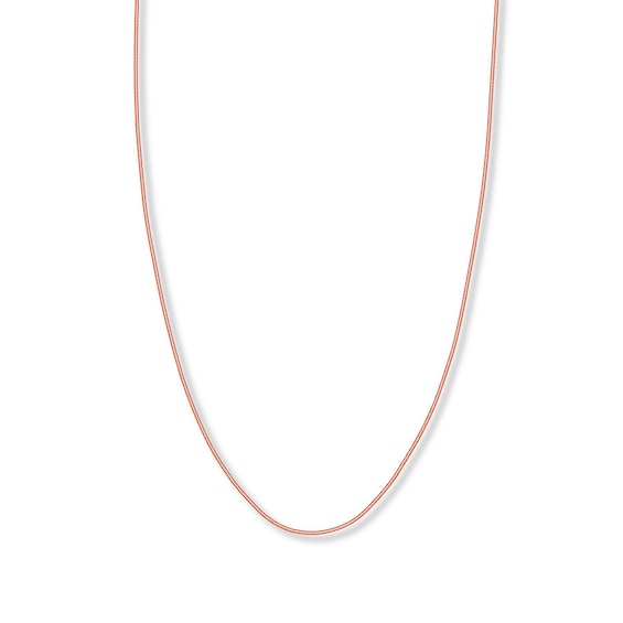 Snake Chain Necklace - Rose Gold