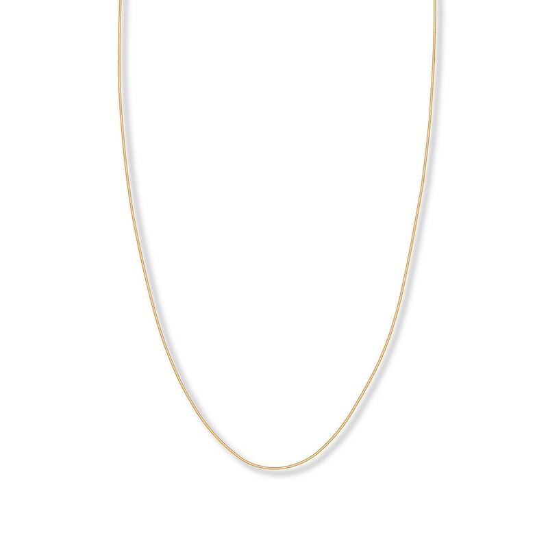 Main Image 1 of Hollow Snake Chain 14K Yellow Gold 20&quot;