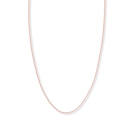 Hollow Snake Chain 14K Rose Gold 24&quot;