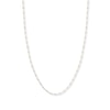 Thumbnail Image 1 of Solid Beaded Cable Chain Necklace 14K Two-Tone Gold 16&quot;