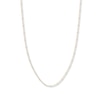 Thumbnail Image 1 of Solid Beaded Curb Chain Necklace 14K Yellow Gold 20&quot;