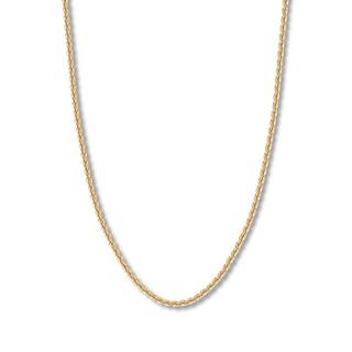 14K Yellow Gold 4mm Rope Chain 20 inch Diamond cut necklace Real 14KT On  Sale