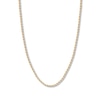 Thumbnail Image 1 of 20&quot; Textured Solid Rope Chain 14K Yellow Gold