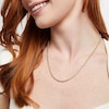 Thumbnail Image 3 of 20&quot; Textured Solid Rope Chain 14K Yellow Gold