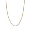 Thumbnail Image 1 of 30&quot; Textured Solid Rope Chain 14K Yellow Gold