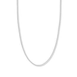 18&quot; Rolo Chain Necklace Hollow 14K White Gold Appx. 1.5mm