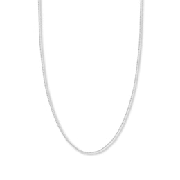 18&quot; Solid Rolo Chain Necklace 14K White Gold Appx. 1.82mm