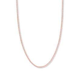 16&quot; Solid Rolo Chain 14K Rose Gold Appx. 2.15mm