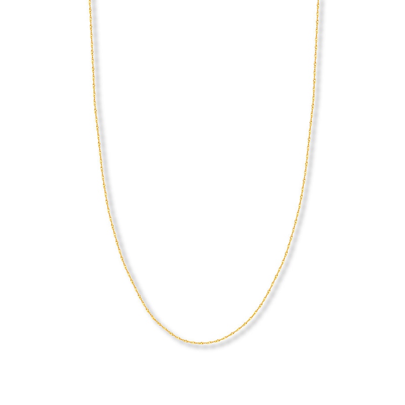 Main Image 1 of 16&quot; Solid Singapore Chain 14K Yellow Gold Appx. 1.4mm