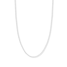 24&quot; Solid Singapore Chain 14K White Gold Appx. 1.4mm