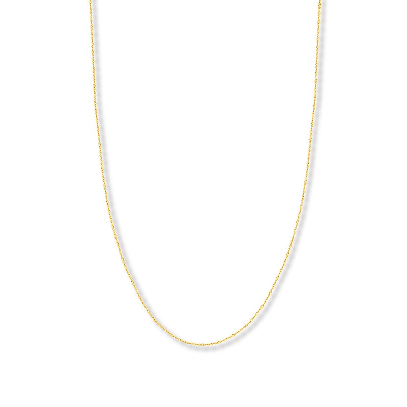 Main Image 1 of 18&quot; Solid Singapore Chain 14K Yellow Gold Appx. 1.15mm