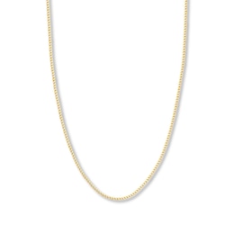 22&quot; Solid Curb Chain 14K Yellow Gold Appx. 3.7mm