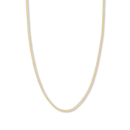 24&quot; Solid Curb Chain 14K Yellow Gold Appx. 3.7mm