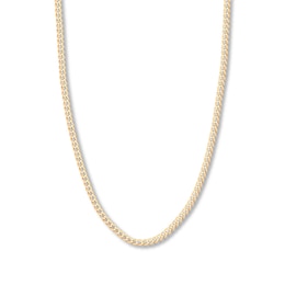 22&quot; Solid Curb Chain 14K Yellow Gold Appx. 4.95mm