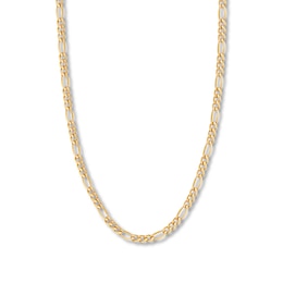 20&quot; Solid Figaro Link Chain 14K Yellow Gold Appx. 5.8mm