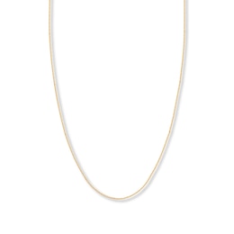 18&quot; Solid Mariner Chain 14K Yellow Gold 1.1mm