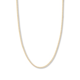 22&quot; Solid Mariner Chain 14K Yellow Gold 2.25mm