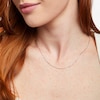 Thumbnail Image 3 of 16&quot; Adjustable Solid Box Chain 14K White Gold Appx. .66mm