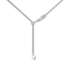 Thumbnail Image 2 of Adjustable 22&quot; Hollow Snake Chain 14K White Gold Appx. 1.4mm