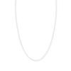 Thumbnail Image 1 of Adjustable 22&quot; Solid Box Chain 14K White Gold Appx. .8mm