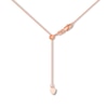 Thumbnail Image 2 of Adjustable 22&quot; Solid Cable Chain 14K Rose Gold Appx. .9mm