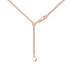 Thumbnail Image 2 of Adjustable 22&quot; Solid Rope Chain 14K Rose Gold Appx. 1.05mm