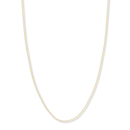 Adjustable 22&quot; Solid Rope Chain 14K Yellow Gold Appx. 1.05mm