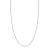 Thumbnail Image 1 of Adjustable 22&quot; Sparkling Chain Solid 14K White Gold Appx. 1.15mm