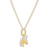 Thumbnail Image 2 of Child's Unicorn Necklace 14K Yellow Gold