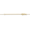 Thumbnail Image 1 of Cross Lariat Necklace 10K Yellow Gold 16" to 18" Adjustable