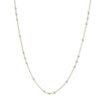 Thumbnail Image 1 of Beaded Cable Chain Necklace 14K Yellow Gold 20&quot;