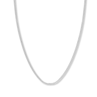 Solid Wheat Chain Necklace 3mm Stainless Steel 20