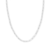 Thumbnail Image 1 of 20 Link Chain Necklace Solid 14K White Gold Appx. 3.85mm