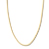 Thumbnail Image 0 of 18 Solid Herringbone Chain Necklace 14K Yellow Gold Appx. 2.7mm