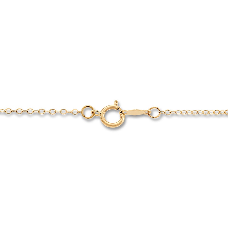 Main Image 2 of Charm Necklace 10K Yellow Gold