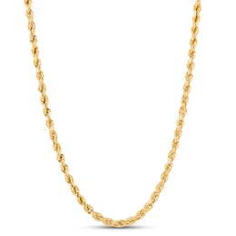 Hollow Rope Chain 2.9-3.0mm 14K Yellow Gold 20&quot;