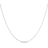 Thumbnail Image 2 of Solid Box Chain Necklace 14K White Gold 16&quot;