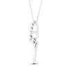 Thumbnail Image 2 of Love + Be Loved Diamond Necklace 1/10 ct tw 10K White Gold 18&quot;