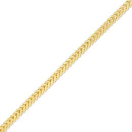 Hollow Franco Necklace 14K Yellow Gold 24&quot;
