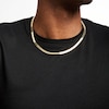 Thumbnail Image 4 of Solid Herringbone Chain Necklace 10K Yellow Gold 20&quot;