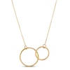 Thumbnail Image 1 of Interlocking Circle Necklace 10K Yellow Gold 18&quot;